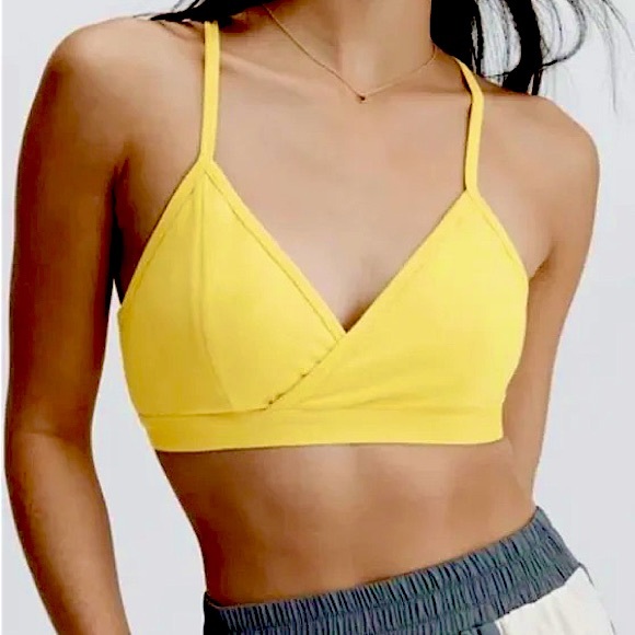 Fabletics Other - Fabletics Yellow Bralette - L - Worn 2-3 times, no tags